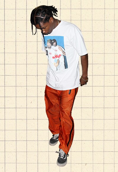 Look du jour A$AP Rocky t-shirt Wu-Tang Clan Supreme 2005