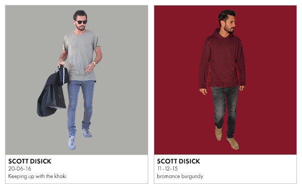 scott disick in tonal colours