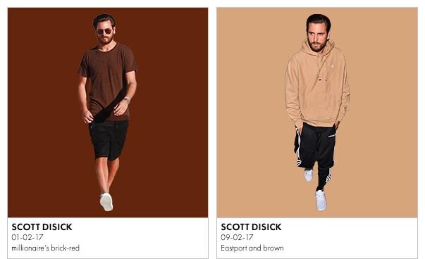 scott disick in tonal colours