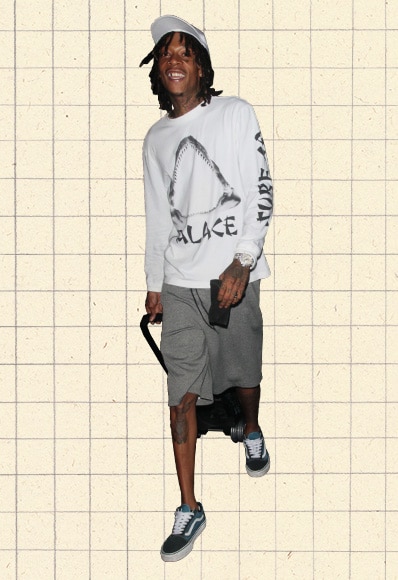 ASOS Outfit Of The Day #1,186 – Wiz Khalifa's Long-Sleeve Steez – Palace Shark Tee.