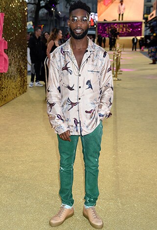 tinie tempah in 70s style