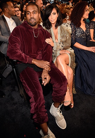 Kanye West wearing a velour two-piece | ASOS Style Feed