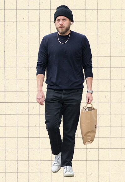 Jonah Hill wearing minimalist basics while out in New York this week | ASOS Style Feed