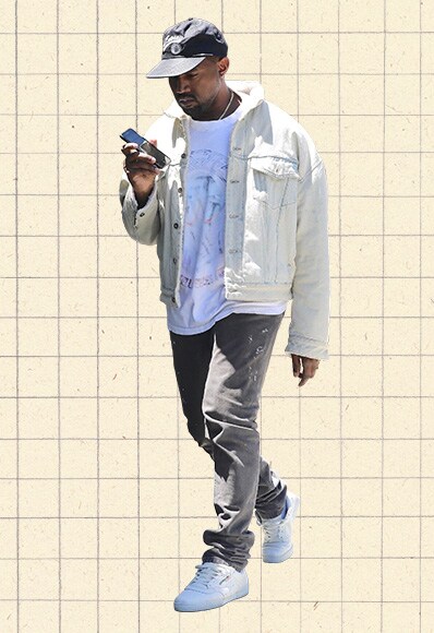 ootd kanye west bleached denim jacket faded 'fit asos style advice