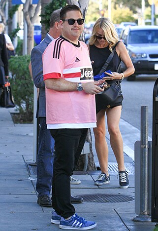 Jonah Hill in a bold, pint top | ASOS Style Feed