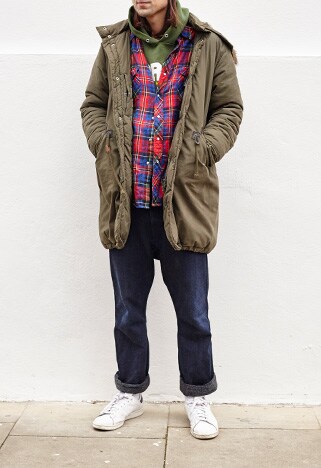 Matt Glazebrook in flanno and jeans