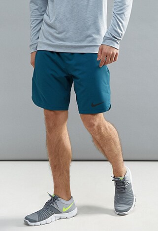 Nike Training Flex Vent shorts in blue, available at ASOS | ASOS Style Feed
