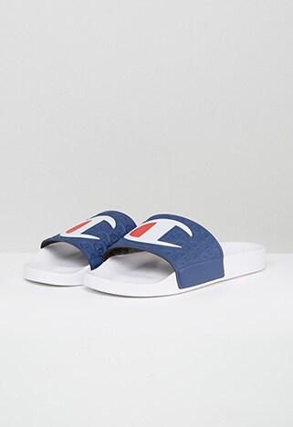 Champion sliders with large logo | ASOS Style Feed