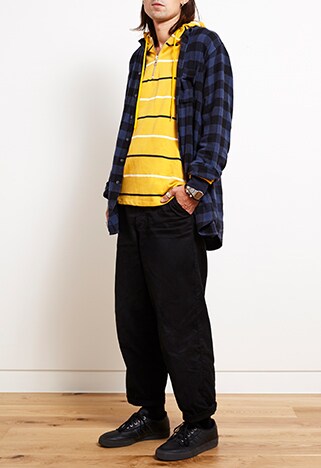 ASOSer wearing a bold, yellow half-zip hoodie | ASOS Style Feed