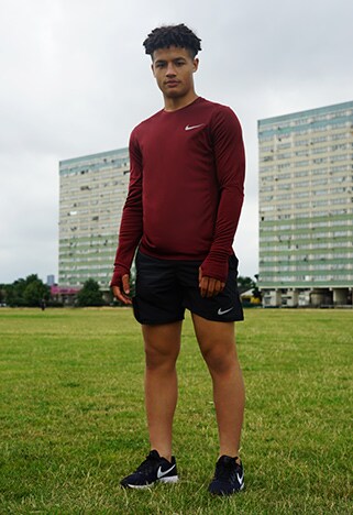 Aron Fontenelle wearing Nike running gear | ASOS Style Feed