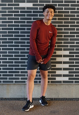 Aron Fontenelle wearing Nike running gear | ASOS Style Feed