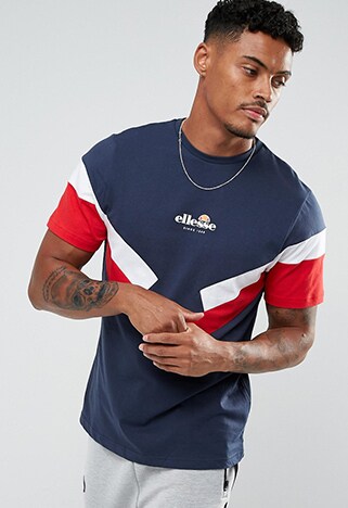 Ellesse T-shirt with panel sleeve | ASOS Style Feed