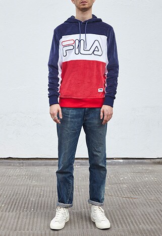 asos fila hoodie