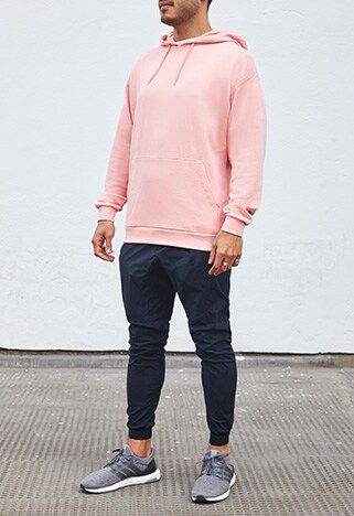 ASOSer wearing salmon pink hoodie | ASOS Style Feed