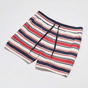 Red, white and blue striped shorts | ASOS Style Feed