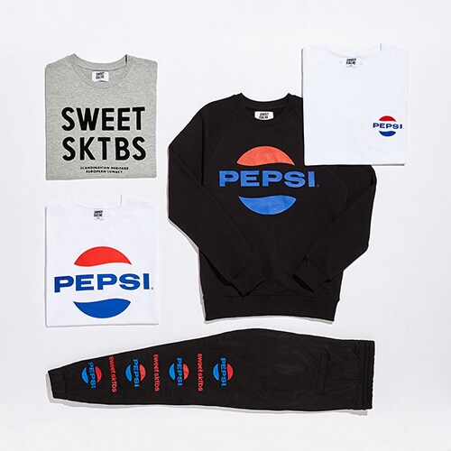 Sweet Sktbs' collab with Pepsi has upgraded the Scandinavian brand's boxy sweats, basic tees and cuffed joggers | ASOS Style Feed
