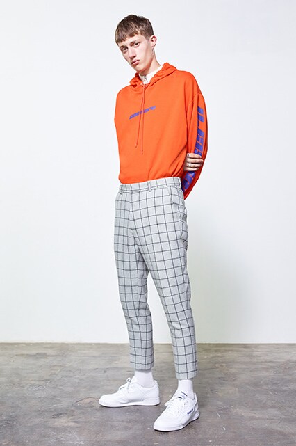 Model wearing heritage check trousers | ASOS Style Feed