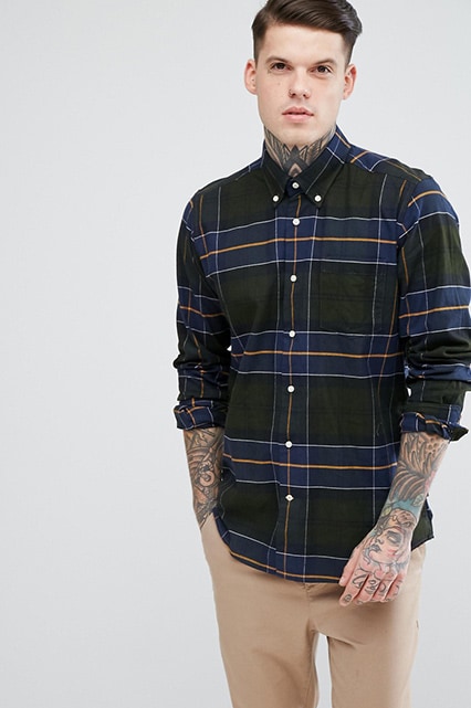 Top 10: Shirts featuring a Barbour Lustleigh brushed check shirt | ASOS Style Feed
