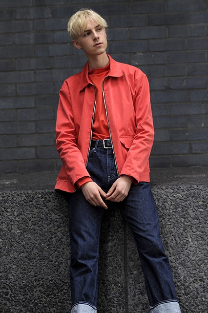 Model wearing Harrington jacket | ASOS Style Feed