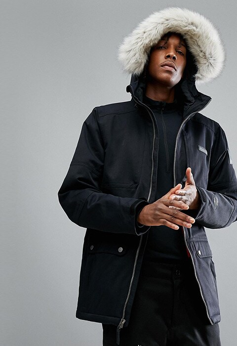 ASOS ski and snow coat
