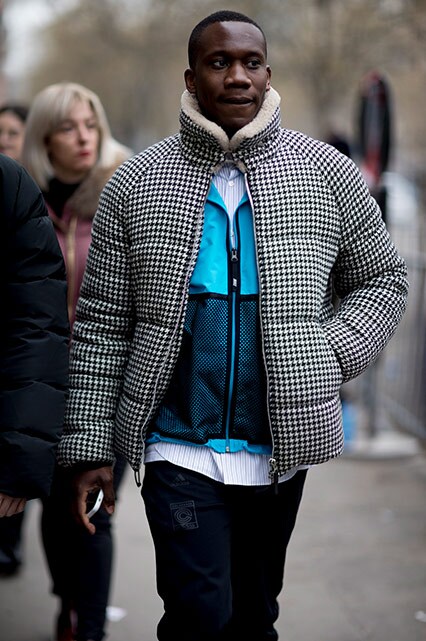 Street Style Fashion Week Homme Milan AH18
