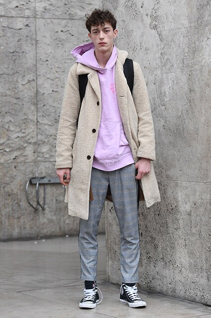 Paris Fashion Week AH18 street style Homme Asos