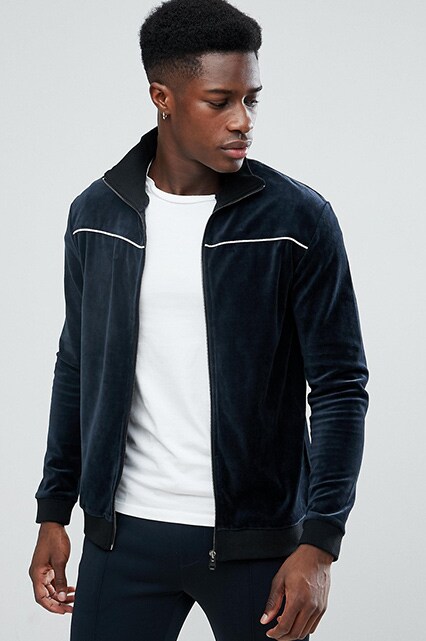 asos track top