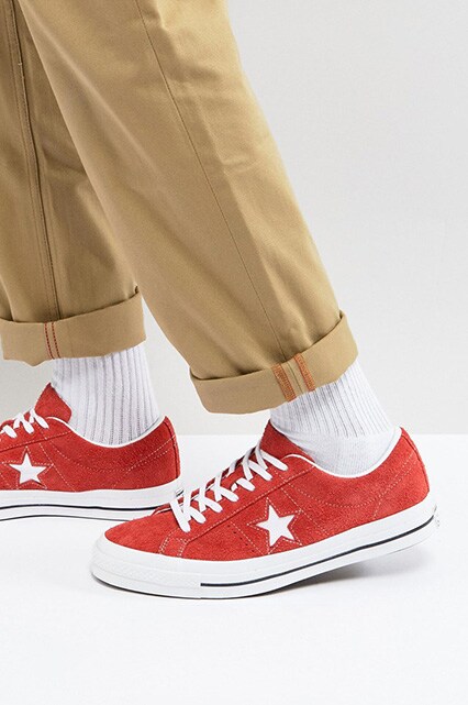 Converse One Star Ox Tennis Rouge Homme