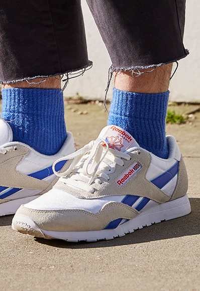 reebok leisure pack classic nylon trainers exclusive to asos