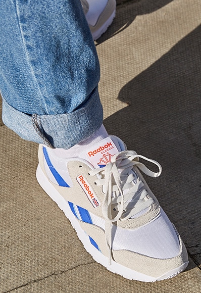 reebok leisure pack classic nylon trainers exclusive to asos
