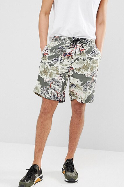 Diesel P-NOTEN floral shorts available at ASOS | ASOS Style Feed