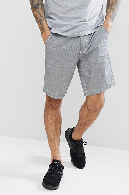 Armani Exchange micro-pattern shorts available at ASOS | ASOS Style Feed