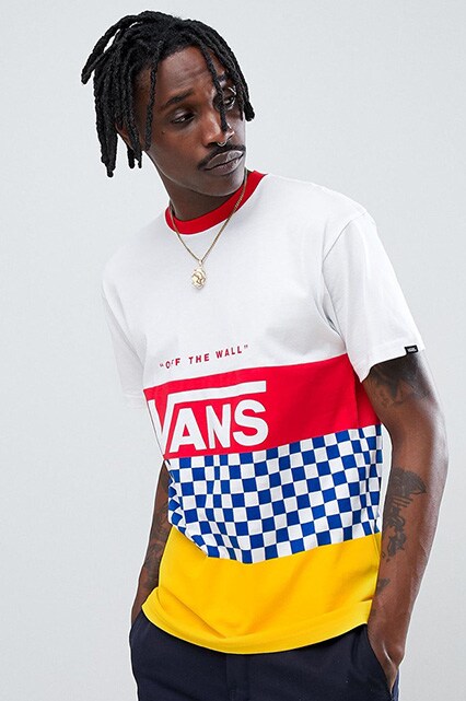 Vans rainbow deals checkered shirt