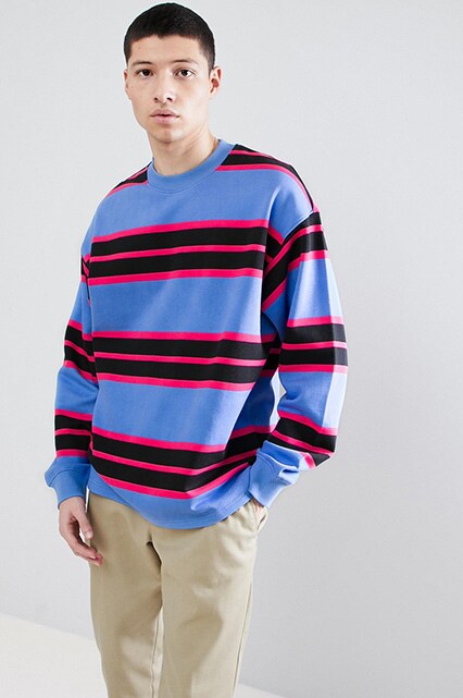 Weekday Sid striped jumper available at ASOS | ASOS Style Feed