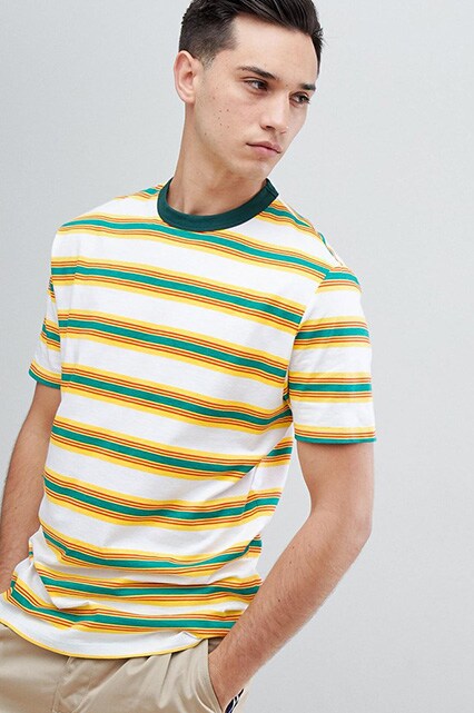 ASOS DESIGN Tall retro stripe T-shirt available at ASOS | ASOS Style Feed
