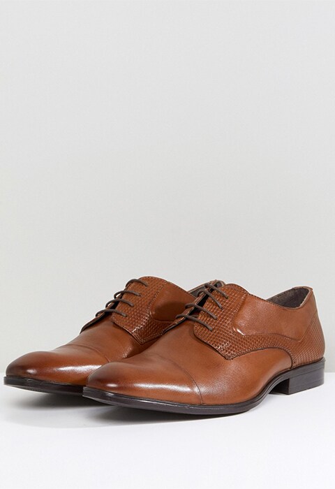 Brown work shoes