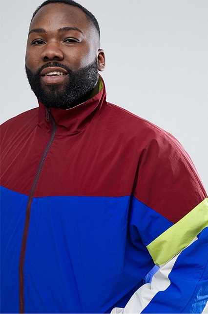 ASOS DESIGN Plus festival windbreaker jacket available at ASOS | ASOS Style Feed