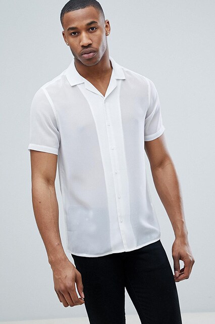 Chemise de nuit transparente pour online homme