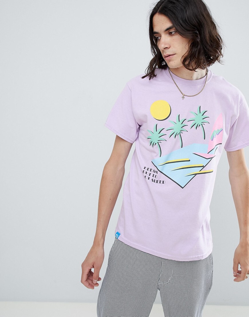 Dream But Do Not Sleep beach-print T-shirt available at ASOS | ASOS Style Feed