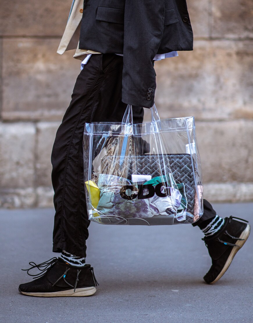 tote bag transparent avec logo
