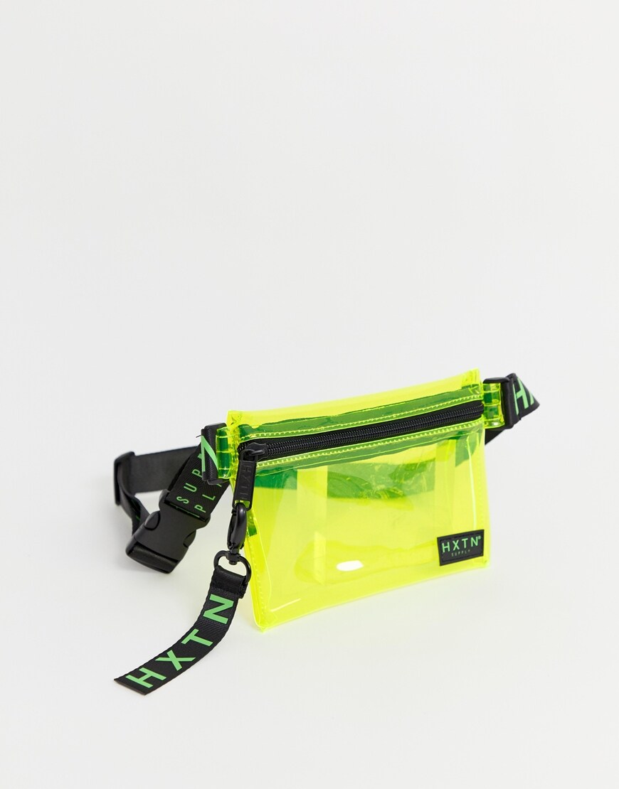 HXTN - Supply Prime - Sac bandoulière transparent - Vert fluo 16,99 €