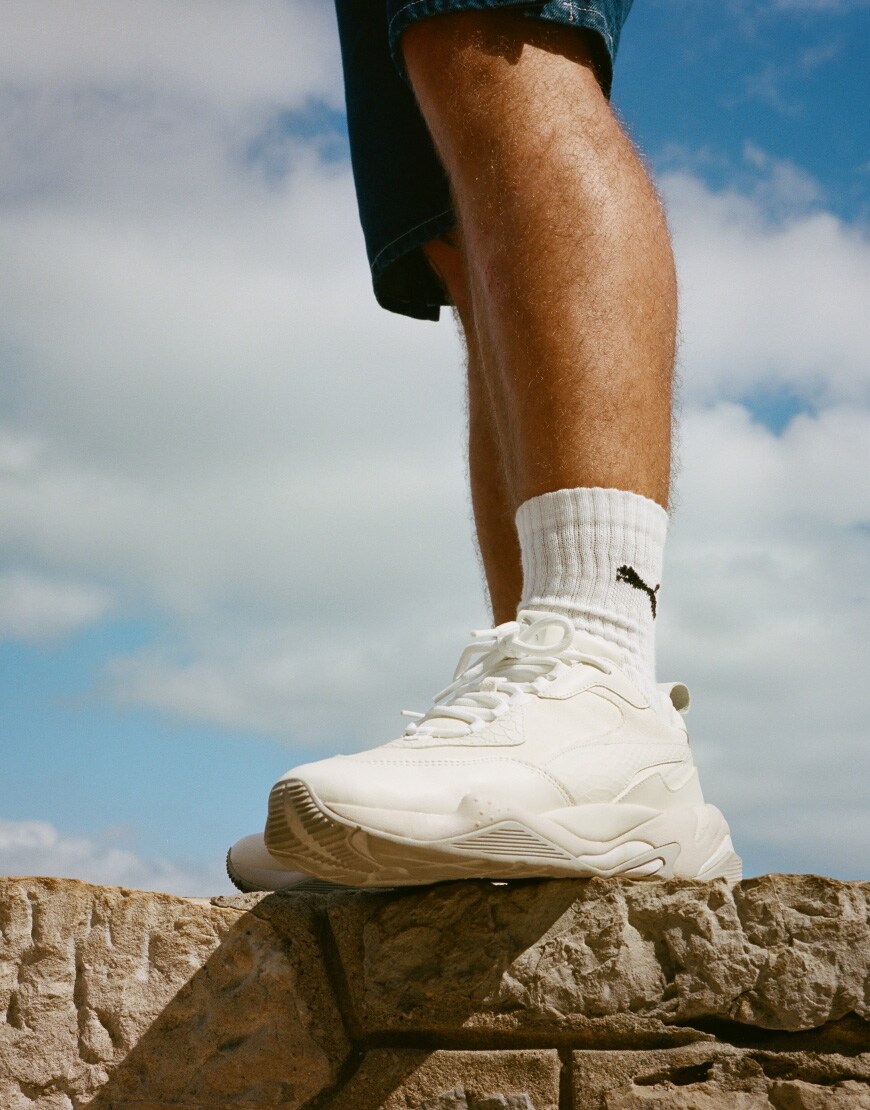 A close-up shot of the PUMA Thunder Spectra trainers | ASOS Style Feed