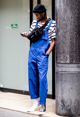 Herren Streetstyle mit Latzhose