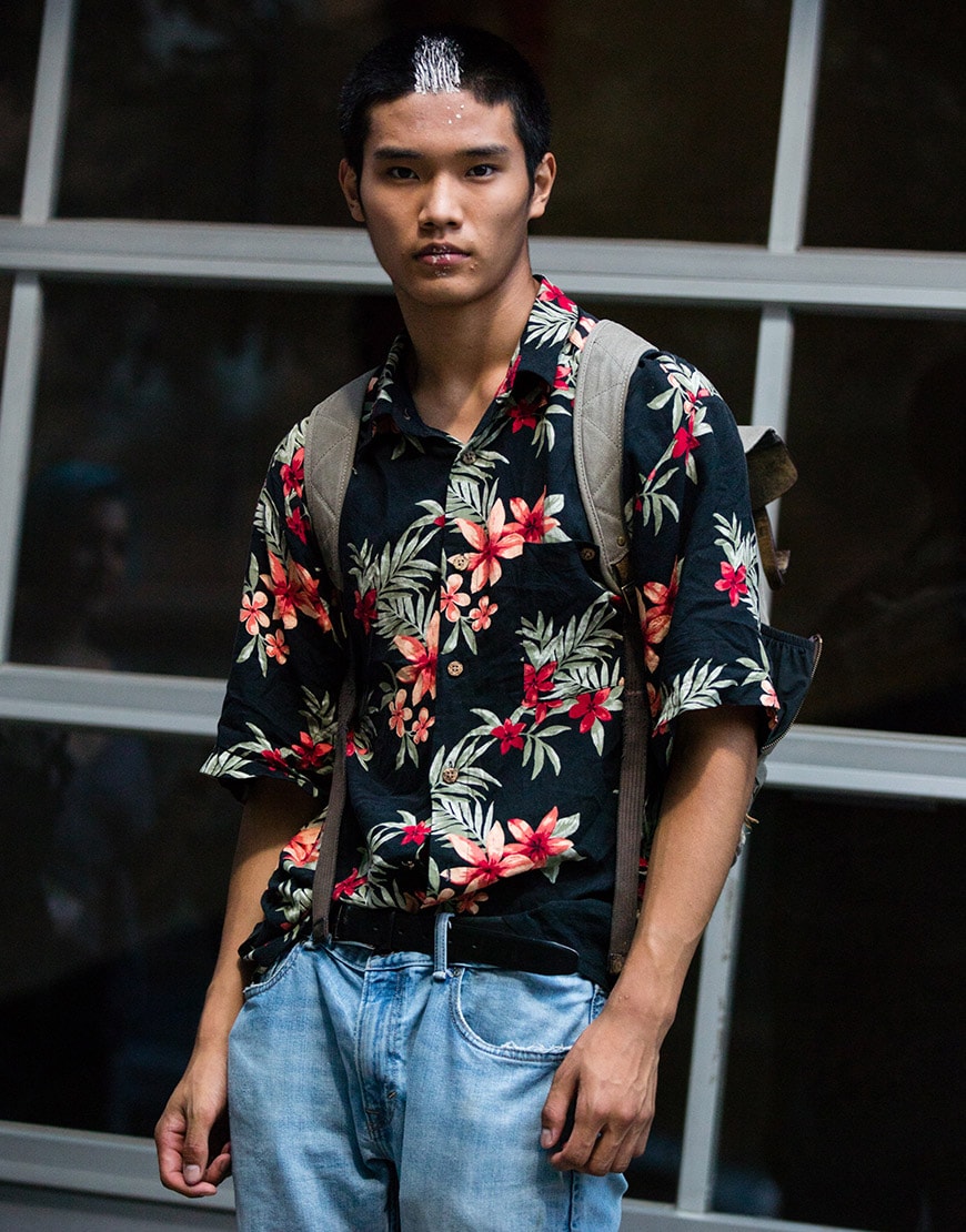 A model wearing a Hawaiian shirt and jeans | ASOS Style Feed