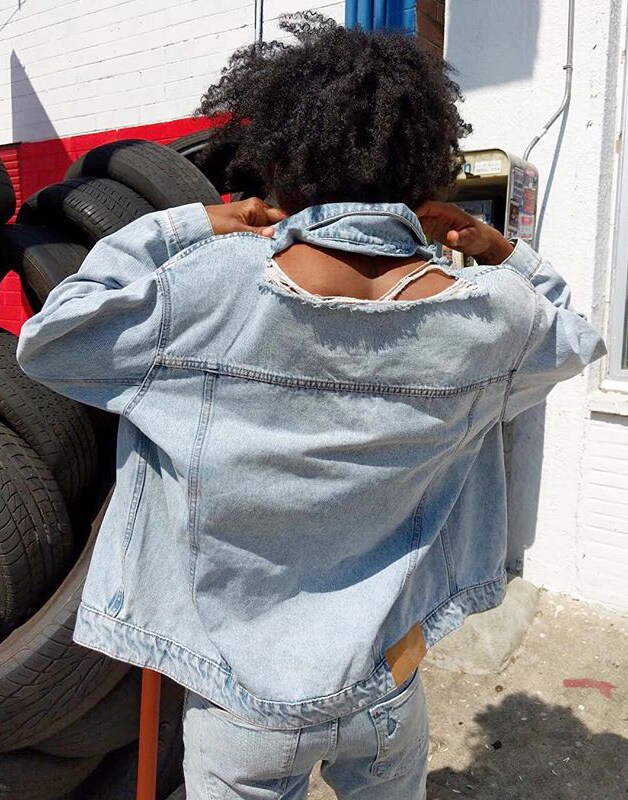 Streetstyle mit used Jeansjacke