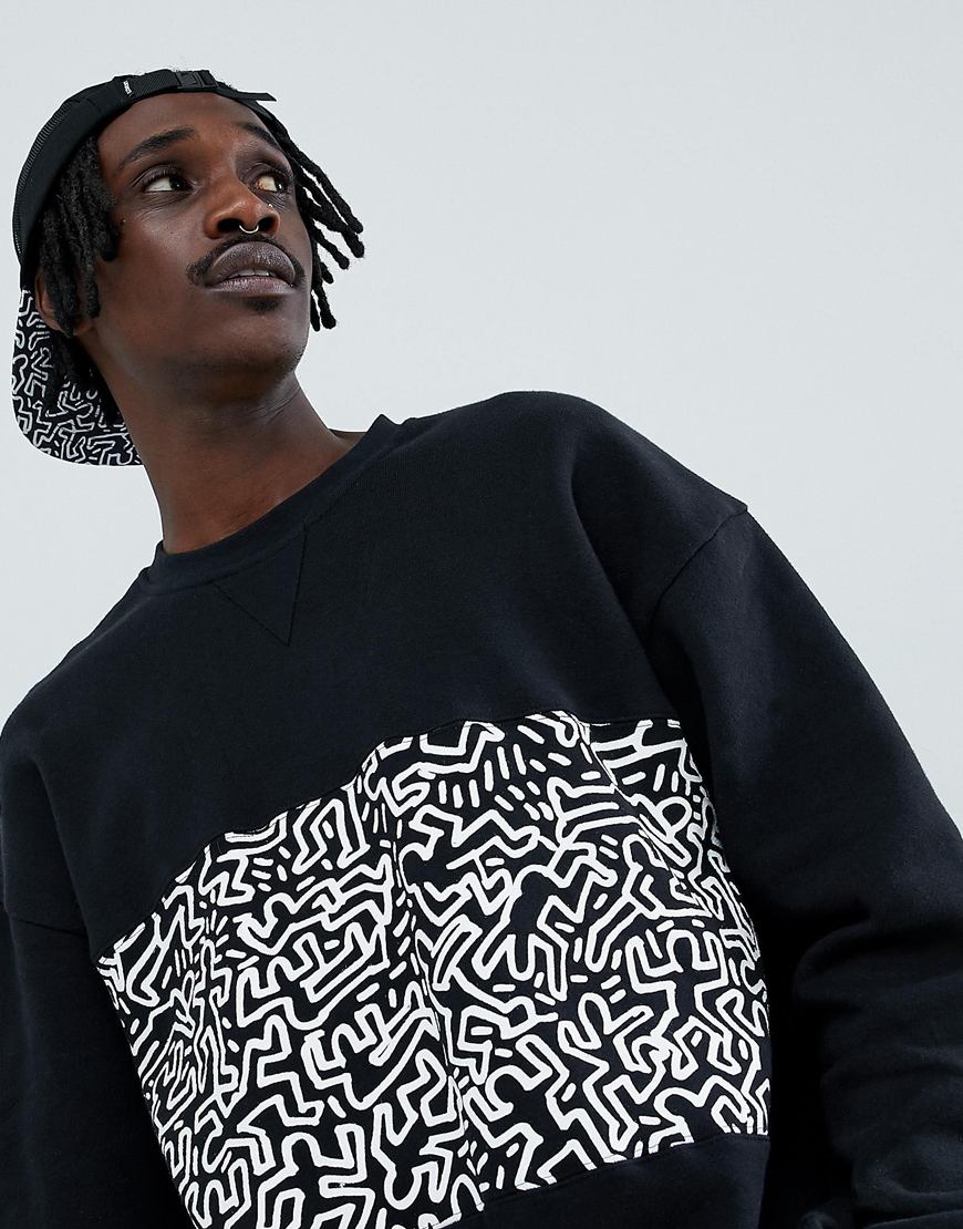 Element X Keith Haring sweatshirt | ASOS Style Feed