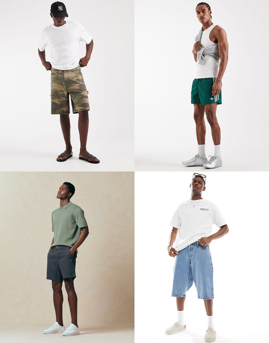 Ibiza shorts collage|ASOS Style Feed
