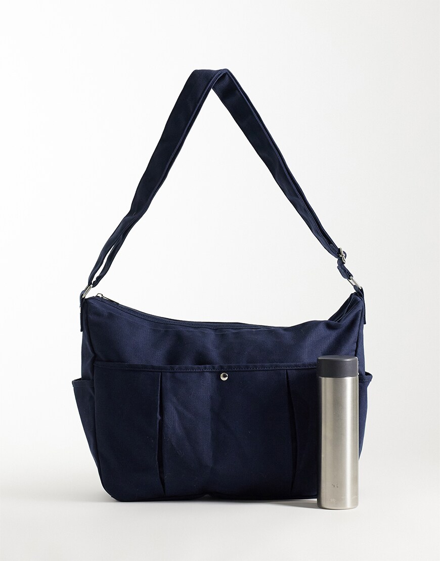 blue messenger bag | ASOS Style Feed