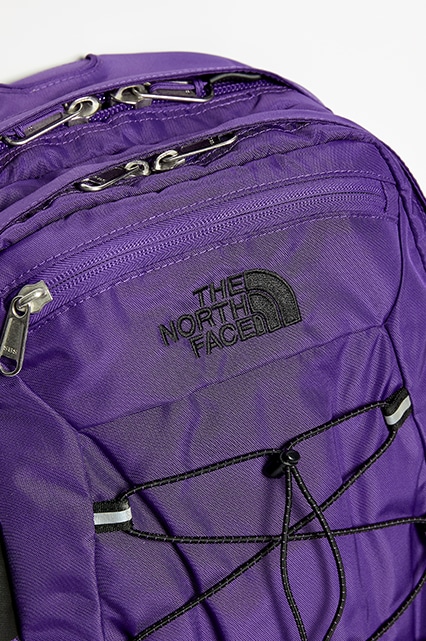 The North Face purple backpack