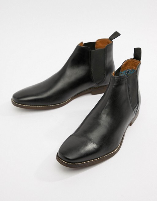 schwarze Chelsea Boots für Herren, erhältlich bei ASOS